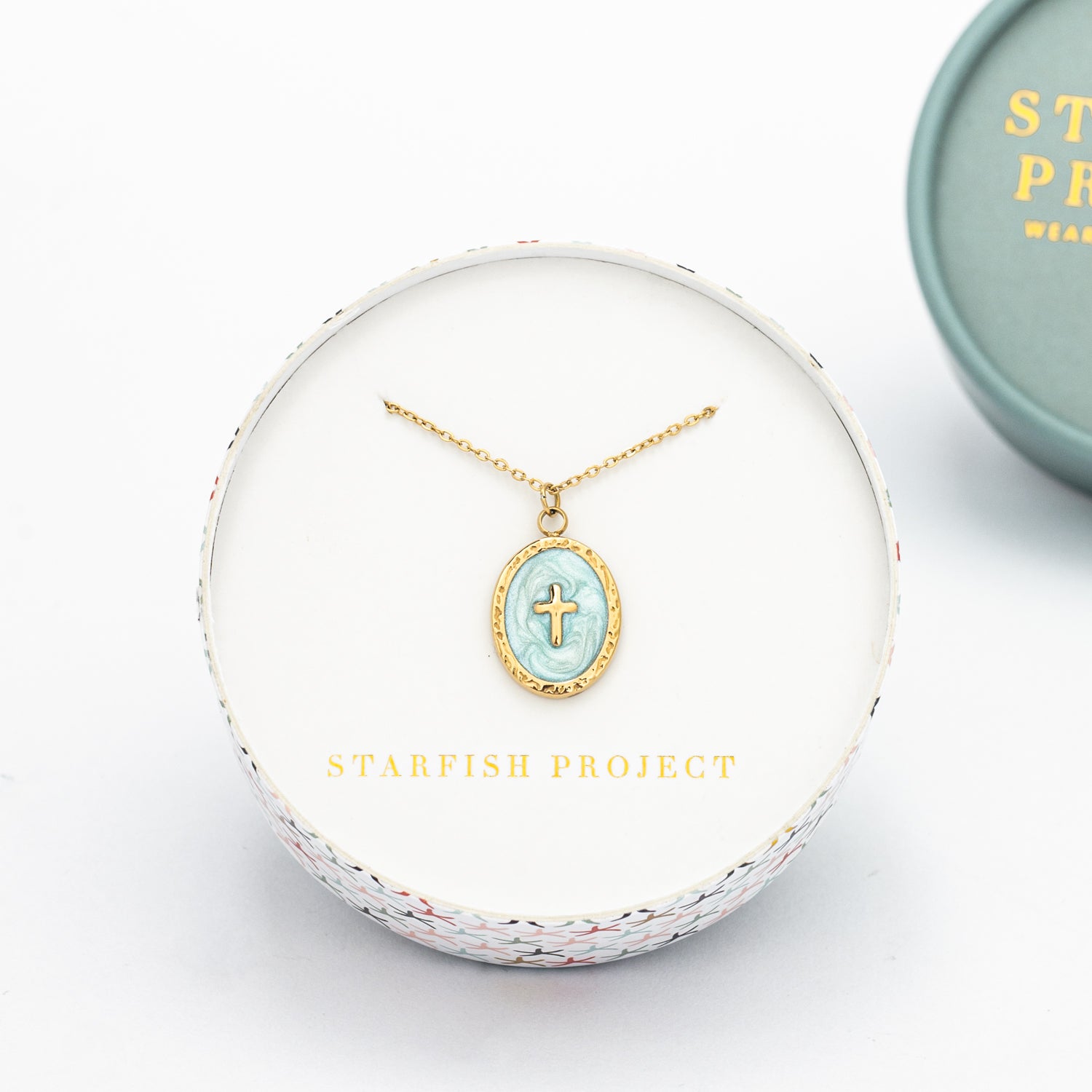 【2plan】Cross shine symbol necklace Five Cross Illusion Set 2 4/5 CT Real Diamond Tennis Chain