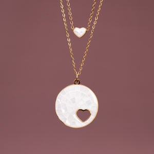 Photo of necklace pair, pearl necklace, mother of pearl jewelry, golds, quality jewelry, jewelry gift shops