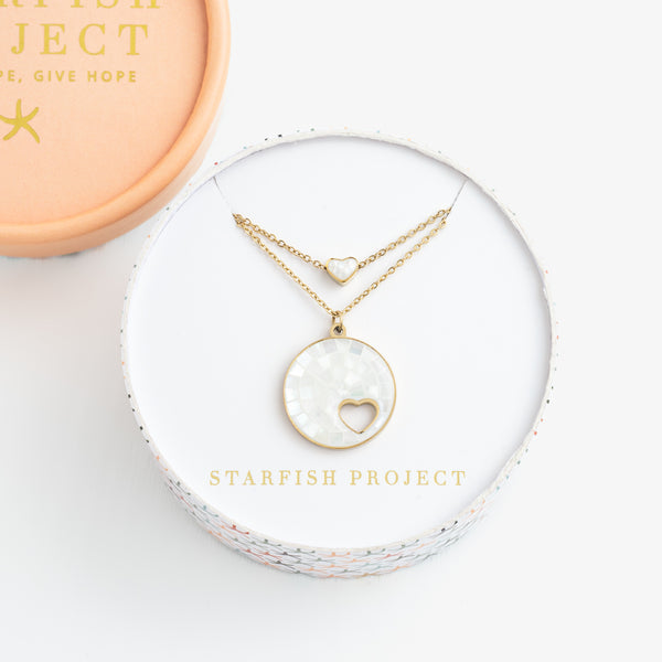 Pearl necklaces, 14k gold necklace, Starfish Project, gif wrapping, jewelry gift shops, sustainable fair trade jewelry