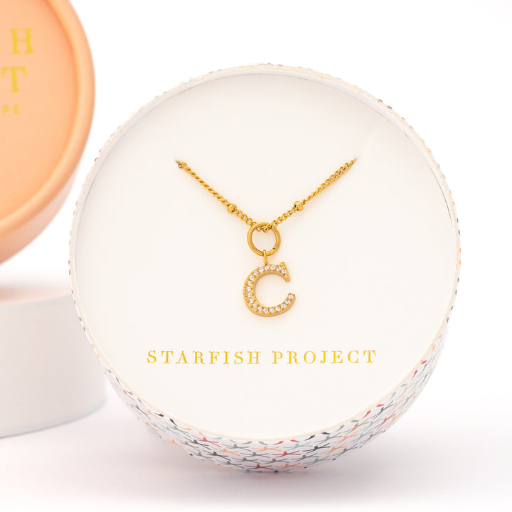 C Initial Kids Necklace