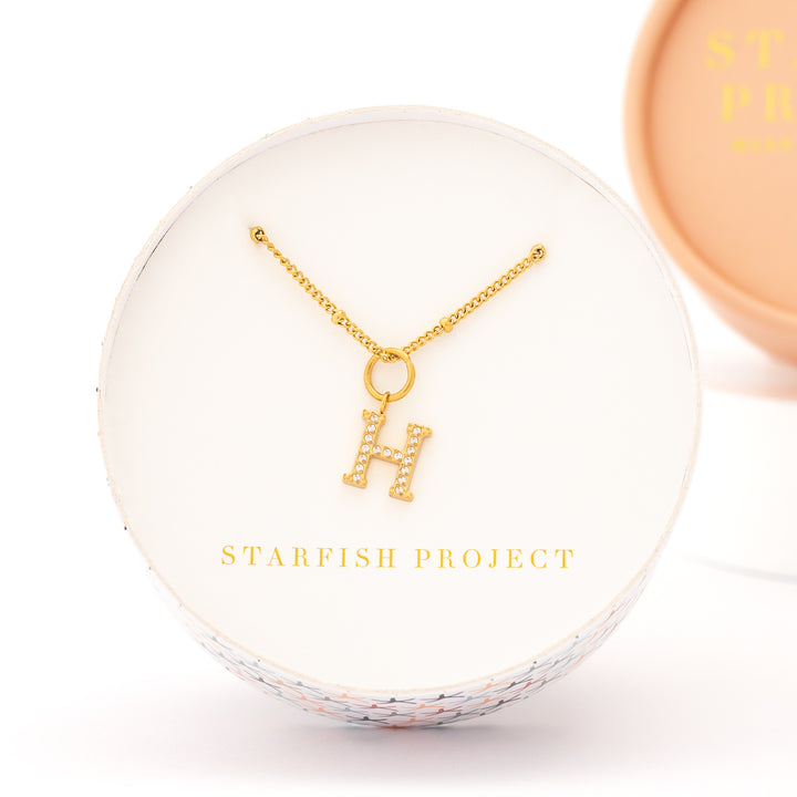 H Initial Kids Necklace