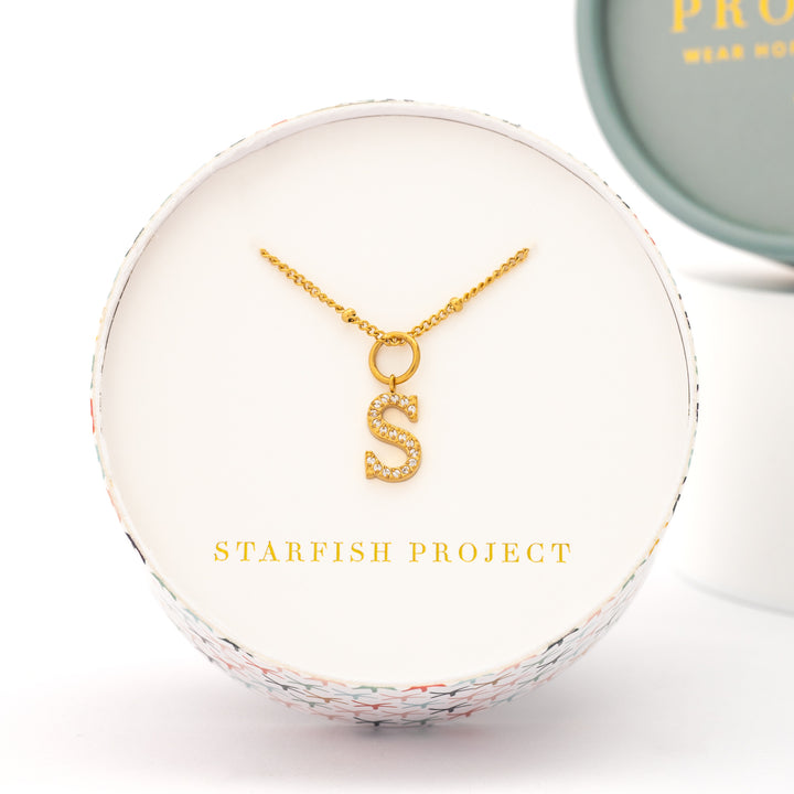 S Initial Kids Necklace