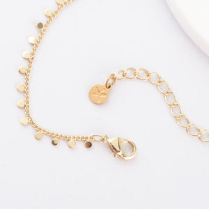 Photo of gold plated chain, adjustable gold  chain, symbolism of starfish, gold necklace chain, presents for christmas 