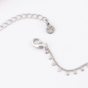 Photo of silver plated stainless steel chain, adjustable silver chain, symbolism of starfish, silver necklace chain, presents for christmas 