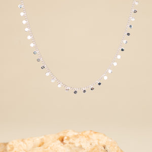 Photo of silver necklace for women, cute silver jewelry, silver necklace for layering, freedom business, jewelry stores