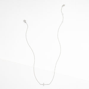 Silver cross necklace for women, creative gift ideas for Christmas, fair trade store online 