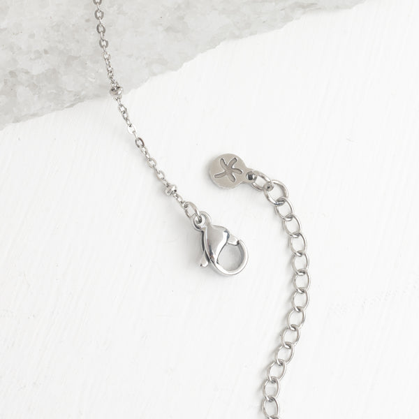 Starfish logo, starfish symbol, silver necklace chain, women's silver necklaces, sustainable fair trade business