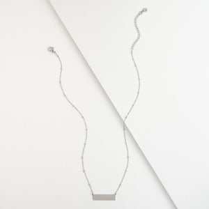 Full length photo of necklace that can be engraved, jewelry website, best xmas gift ideas, gift ideas for the holidays