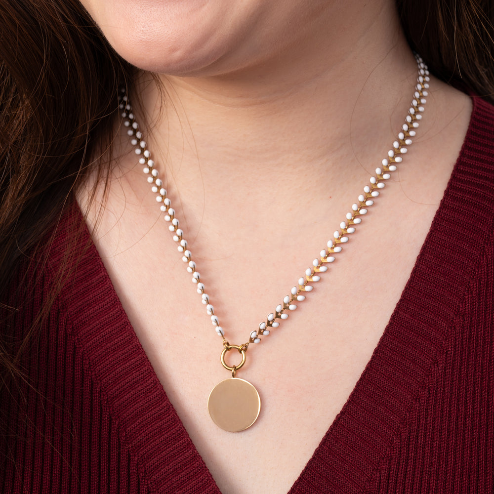 Valentines Seeds of Hope Chain in Ivory