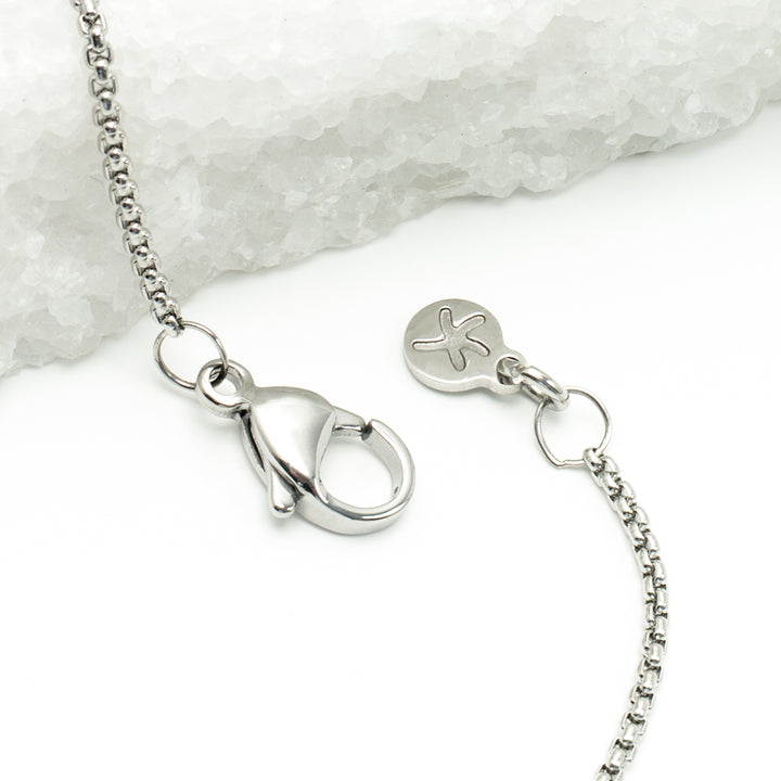 Justice Stainless Bar Necklace