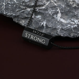 The Pillar Necklace – Matte Black