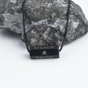 The Pillar Necklace – Matte Black