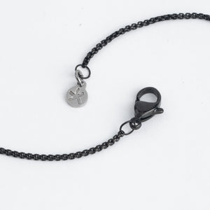 The Pillar Necklace – Matte Black