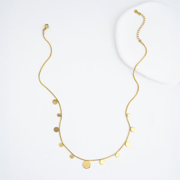 Orion's Beacon Gold Necklace