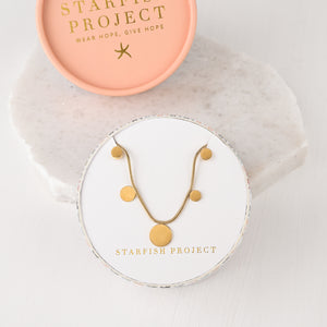 Orion's Beacon Gold Necklace