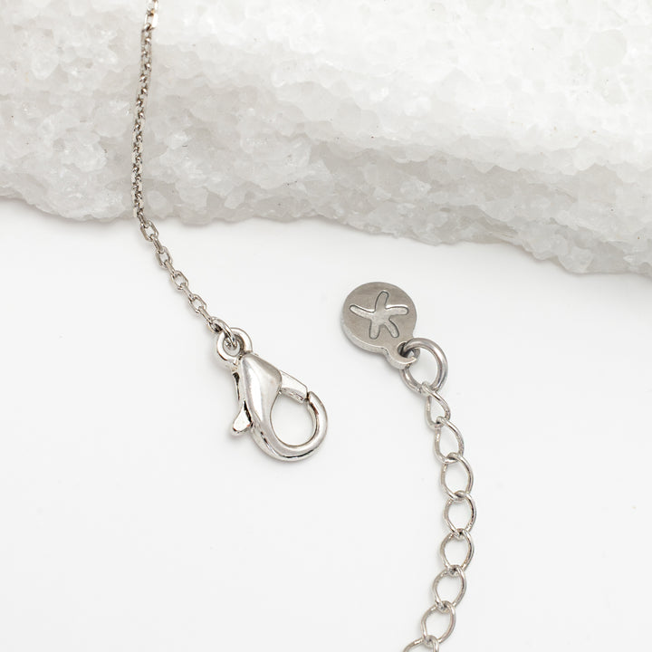Infinite Glow Platinum Zircon Necklace