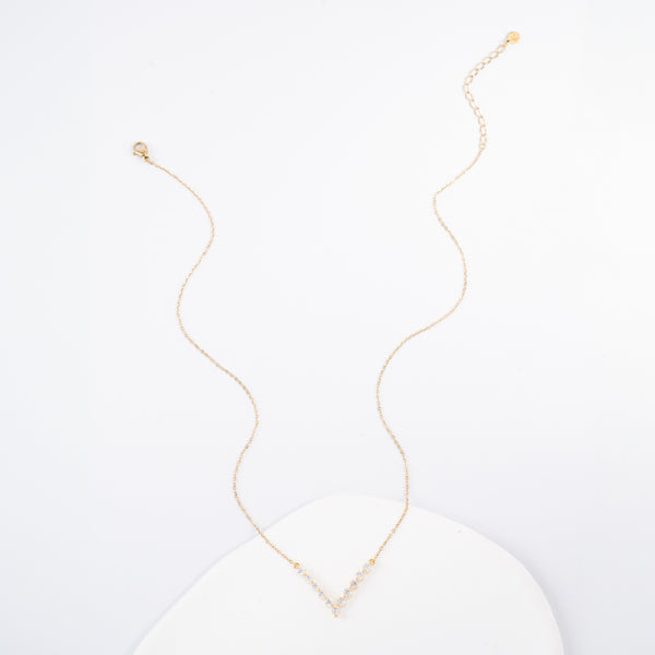Golden bride necklace for women, creative gift ideas for Christmas, fair trade store online 
