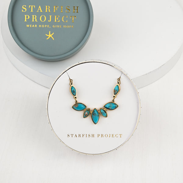 Boundless Voyage Turquoise Emperor Stone Necklace