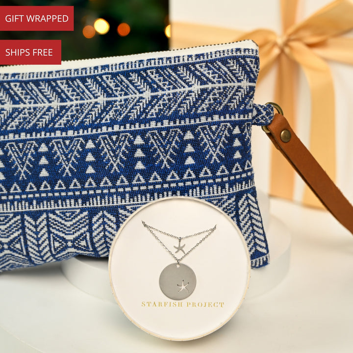 Amara Gift Set in Indigo