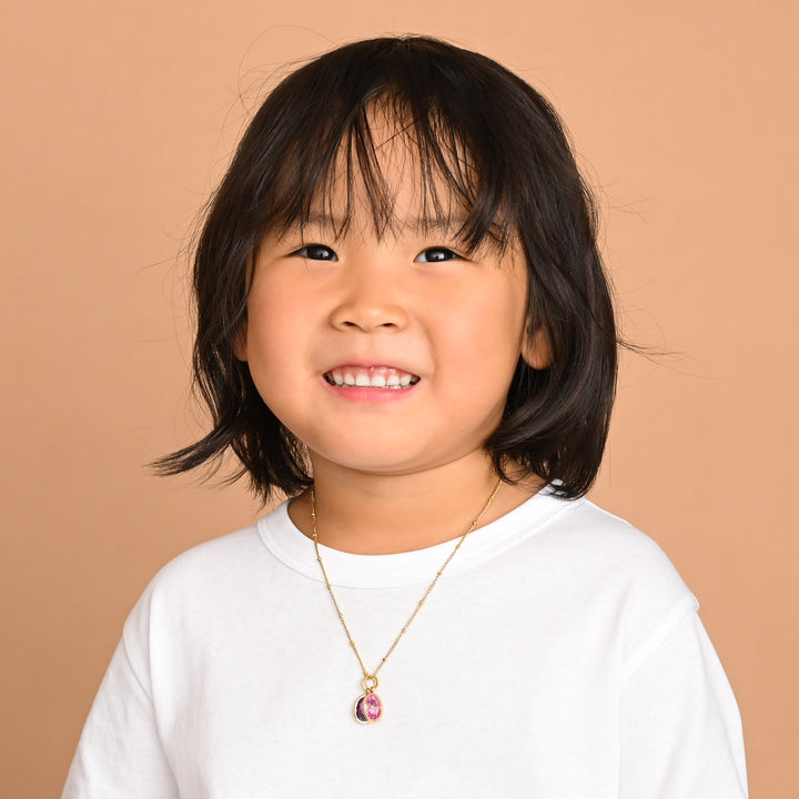 November Birthstone Kids Necklace