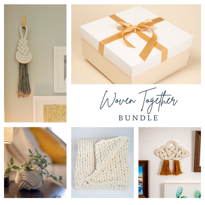 Woven Together Bundle in Beige