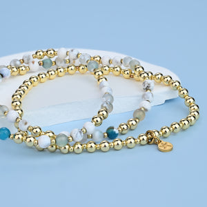 Light We Carry Bracelet Set in Agate