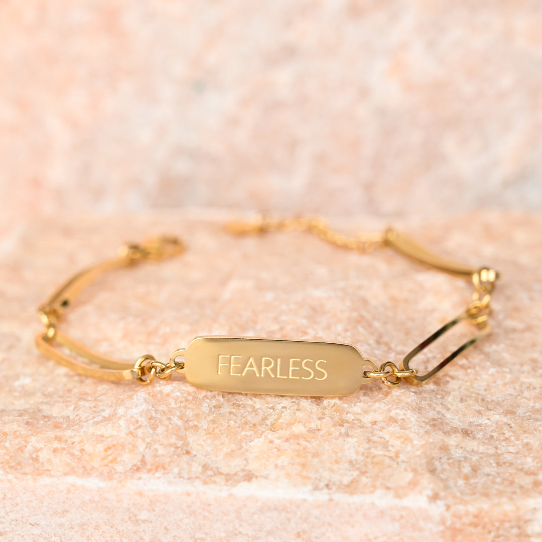 Fearless Gold Chain Bracelet