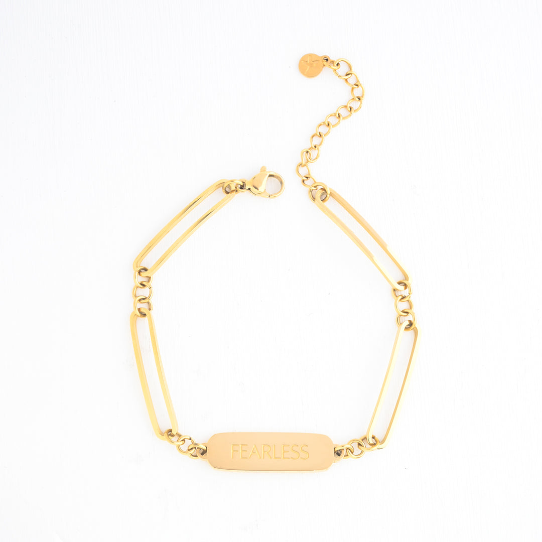 Fearless Gold Chain Bracelet