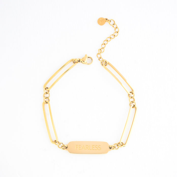Fearless Gold Chain Bracelet