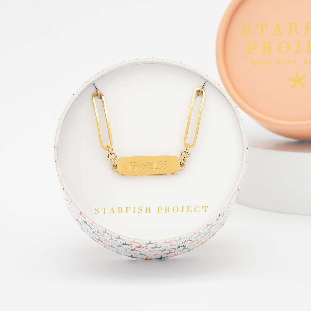 Fearless Gold Chain Bracelet