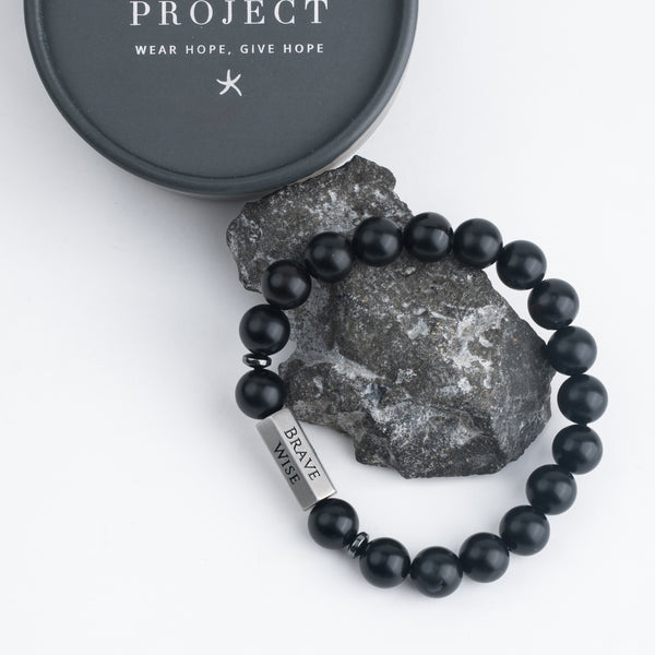 The Pillar Bracelet – Matte Black