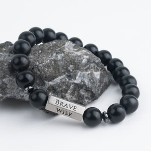 The Pillar Bracelet – Matte Black
