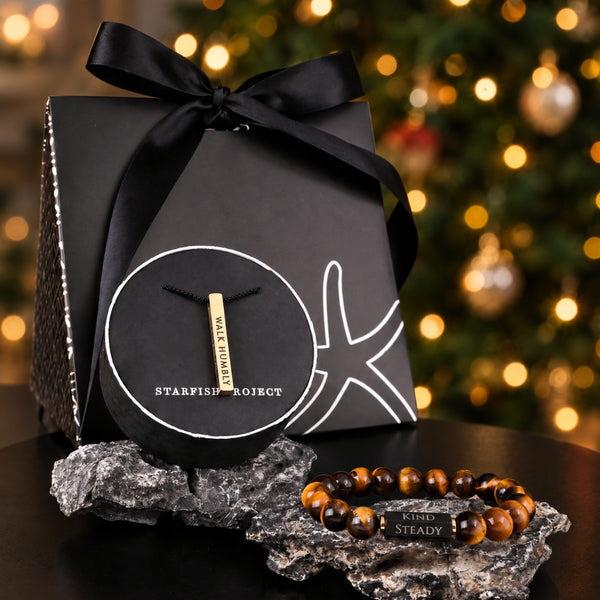 Courage & Character Matte Black Gift Set
