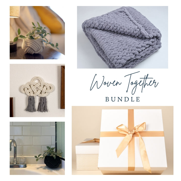 Woven Together Bundle in Grey
