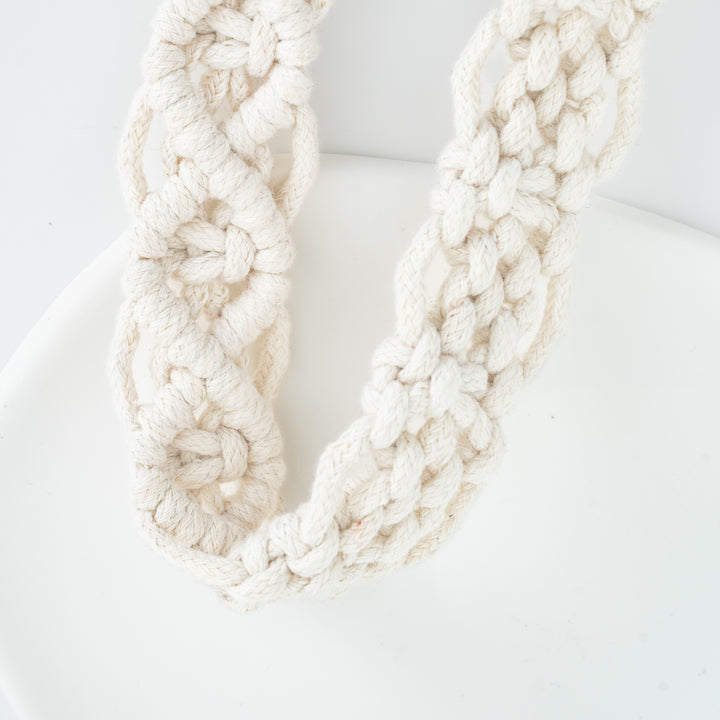Wear Hope Macramé Crossbody Strap in Natural