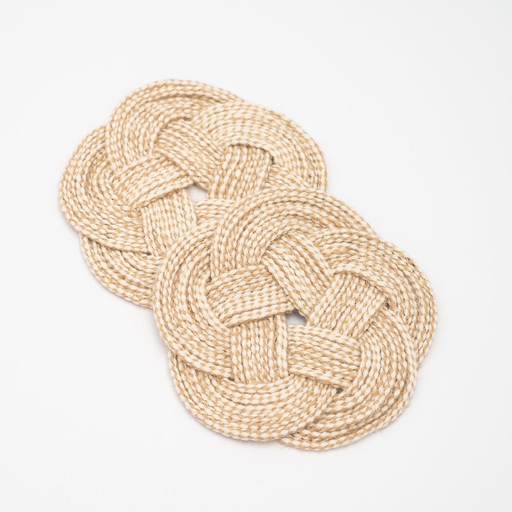 Beautiful hand woven coasters, kitchen home decor, sustainable fair trade home decor