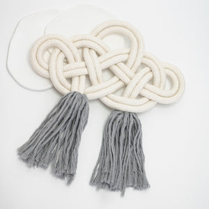 The Infinity Knot Blue Grey