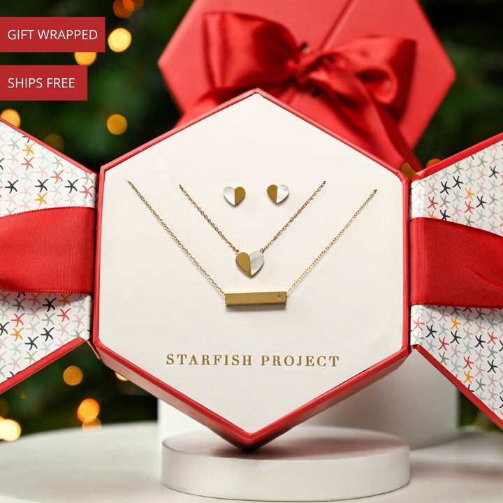 The Gift Hope Gift Box in Gold