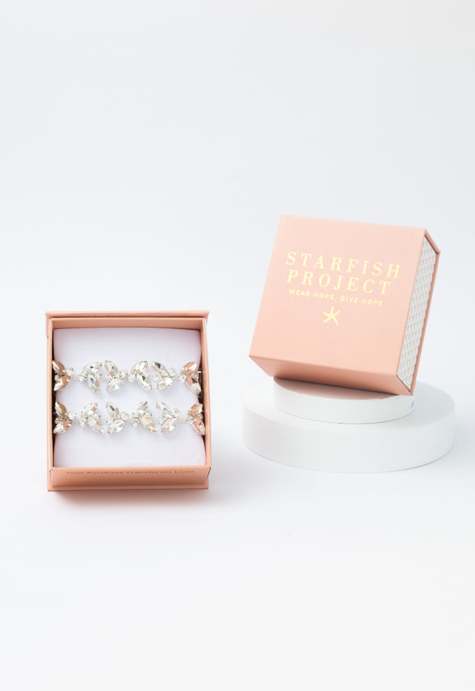 Crystal Serenade Silk Ribbon Headband