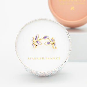 Hope Grows Ring in Lavender