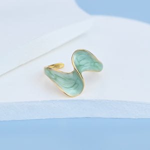 Ribbon of Light Ring in Mint