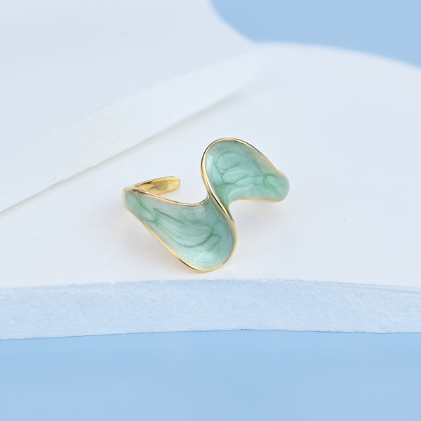 Ribbon of Light Ring in Mint