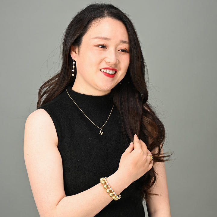 融合兩色串珠手鍊