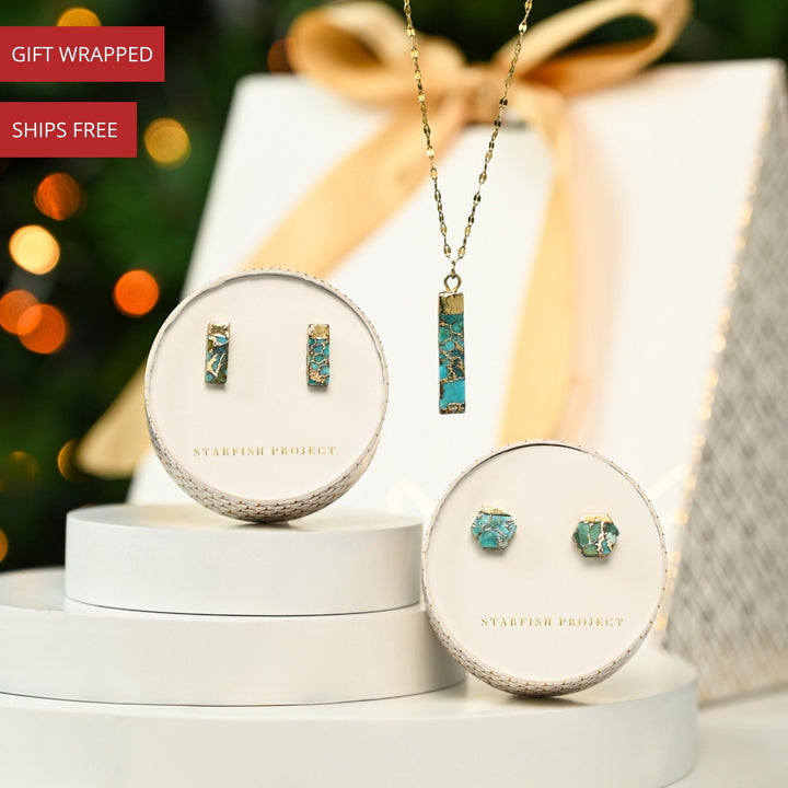 Natural Turquoise Gift Set