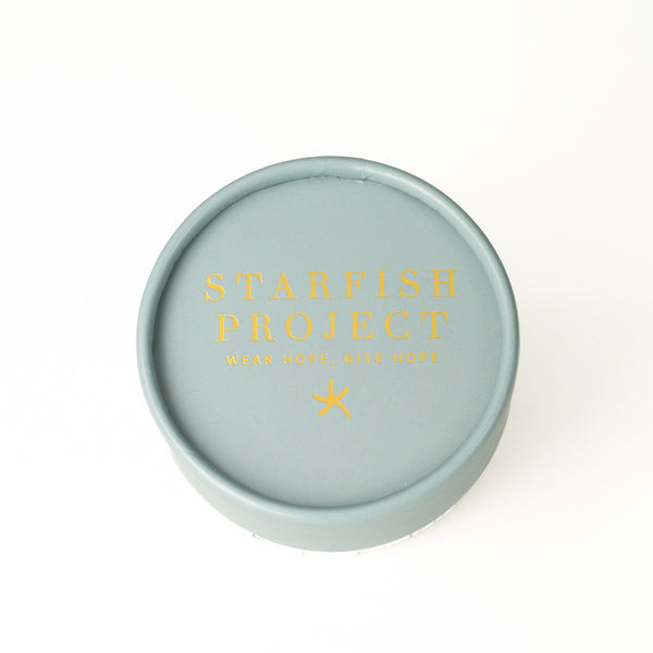 Starfish Project gift box, gift packaging, symbolism for hope, high quality jewelry brands, artisan jewelry companies