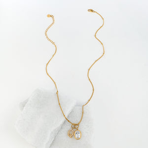 Custom Charm Necklace in 14K Gold
