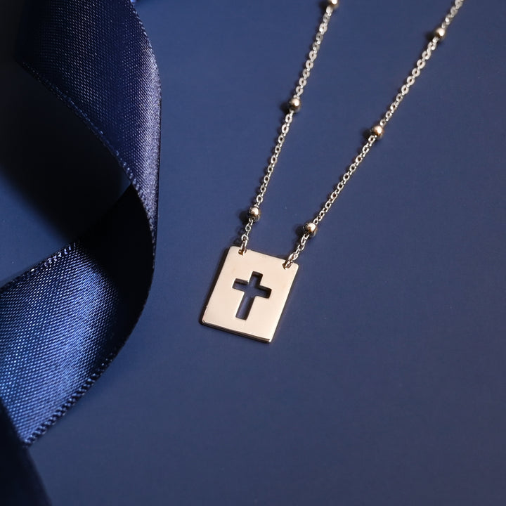 Sanctuary Sterling Silver Cross Necklace