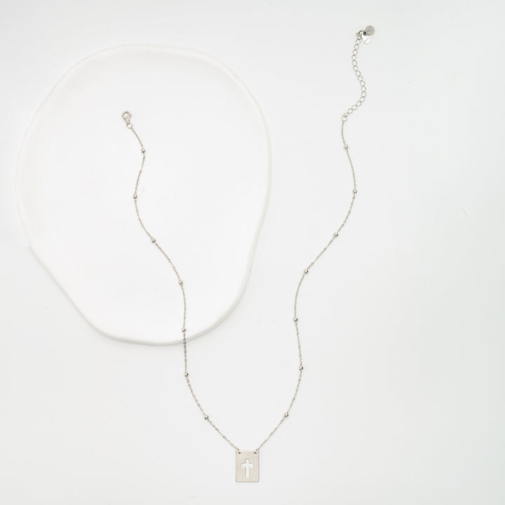 Sanctuary Sterling Silver Cross Necklace