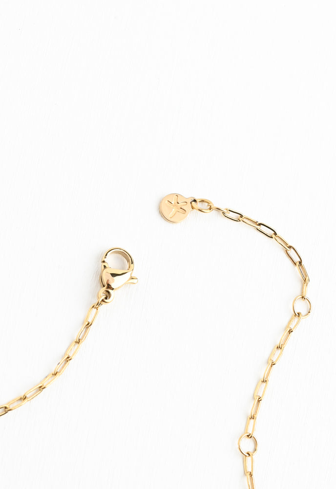 Tree of Life Cross Necklace in Gold