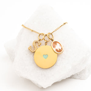 Birthstone, engravable, initial jewelry, jewelry you can customize, personalized jewelry like pandora